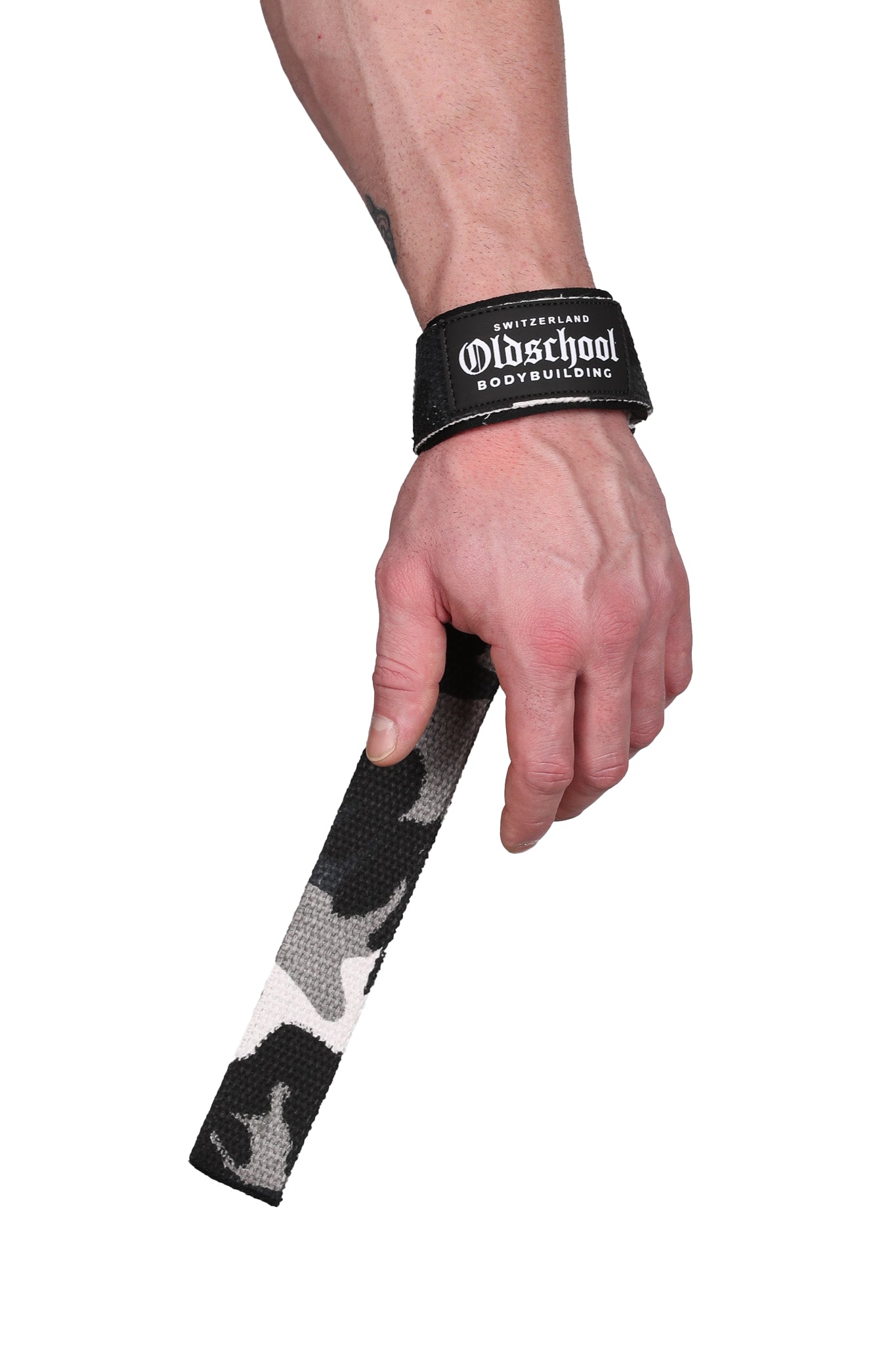 PADDED LIFTING STRAPS PRO GRAU CAMO