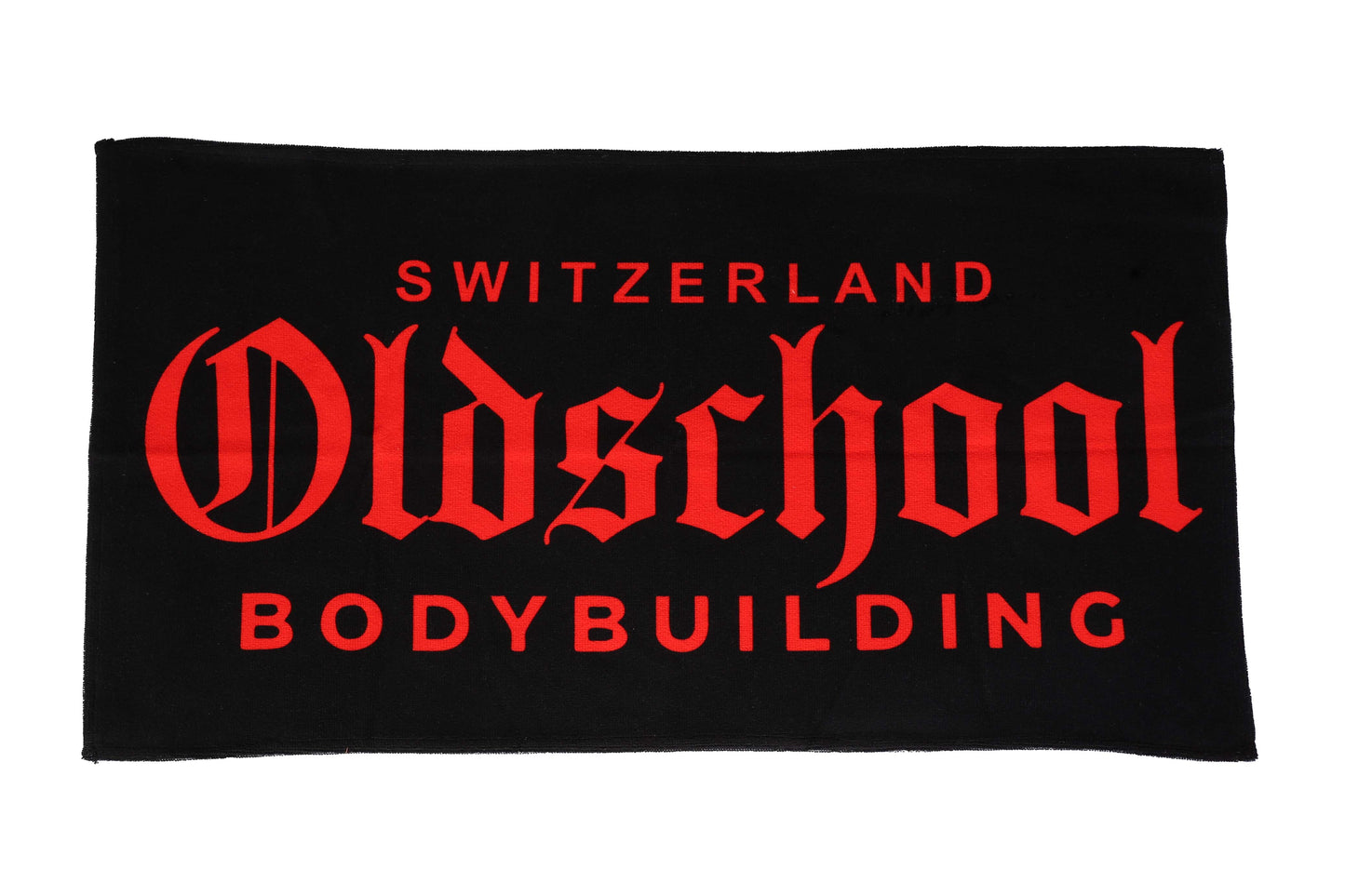 CLASSIC TOWEL SCHWARZ/ROT