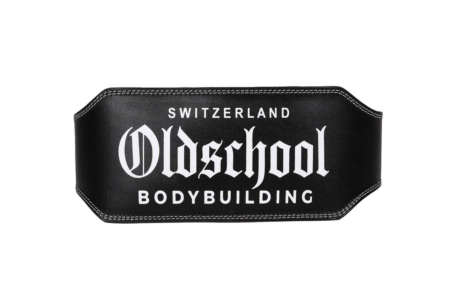 7.9 INCH LEATHER LIFTING BELT SCHWARZ/WEISS