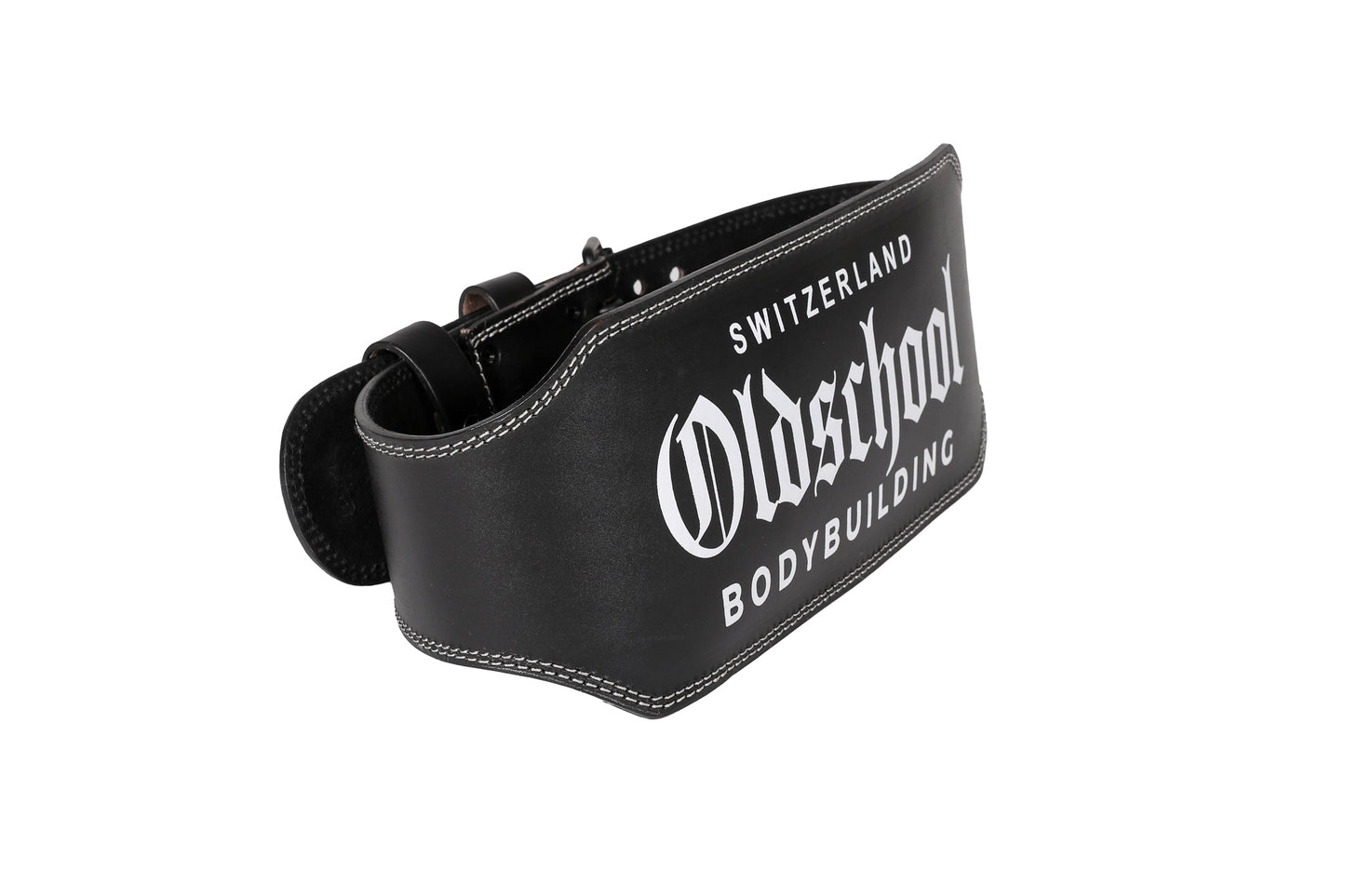 7.9 INCH LEATHER LIFTING BELT SCHWARZ/WEISS
