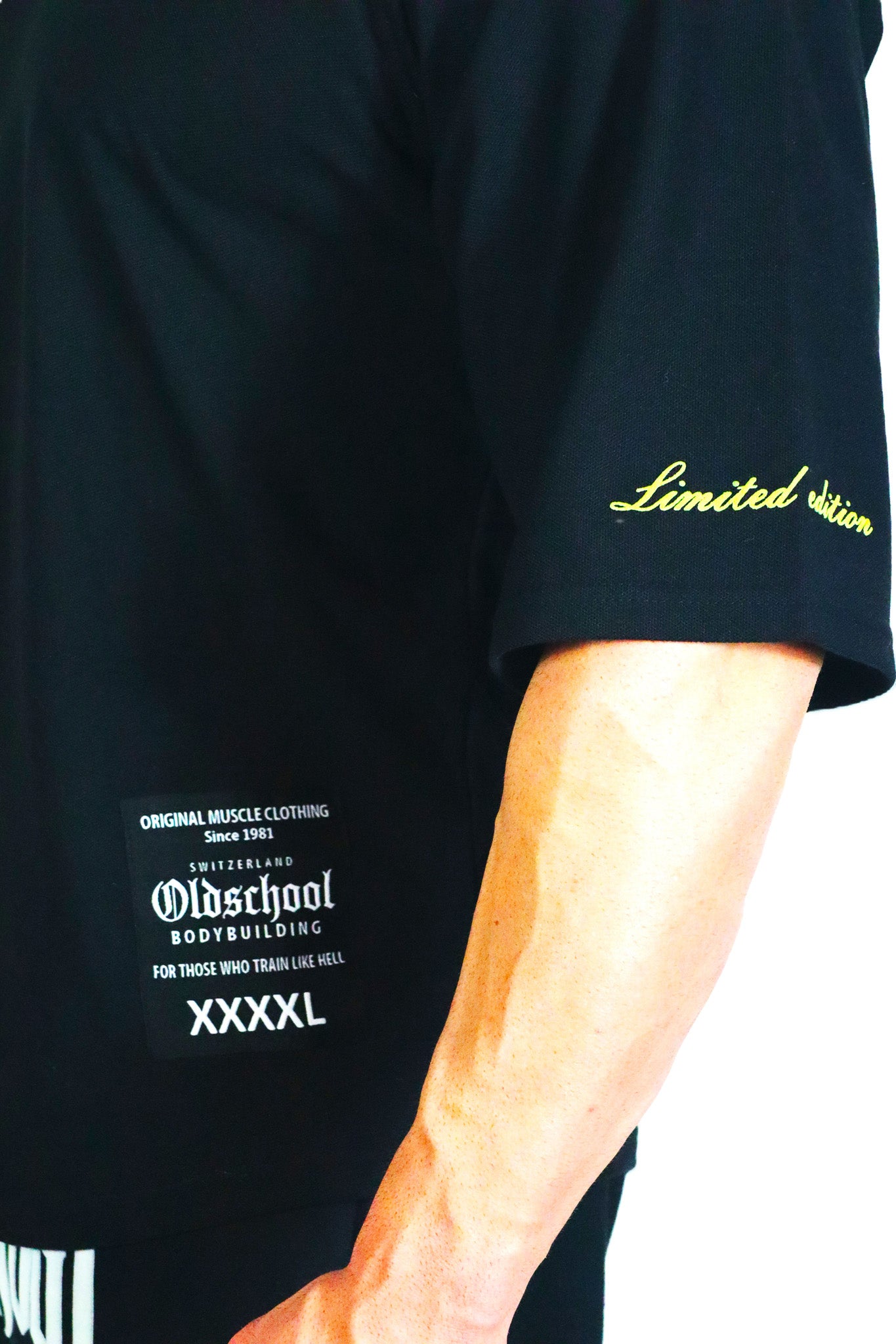 XXXXL SHIRT SCHWARZ/NEON GELB