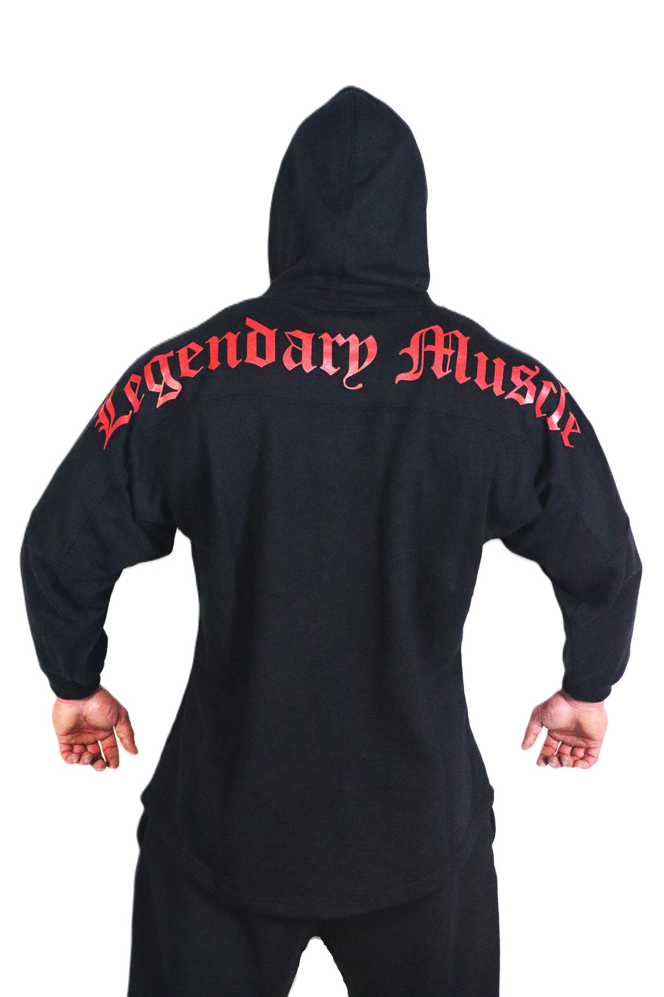 LEGENDARY MUSCLE SWISS EDITION HOODIE SCHWARZ