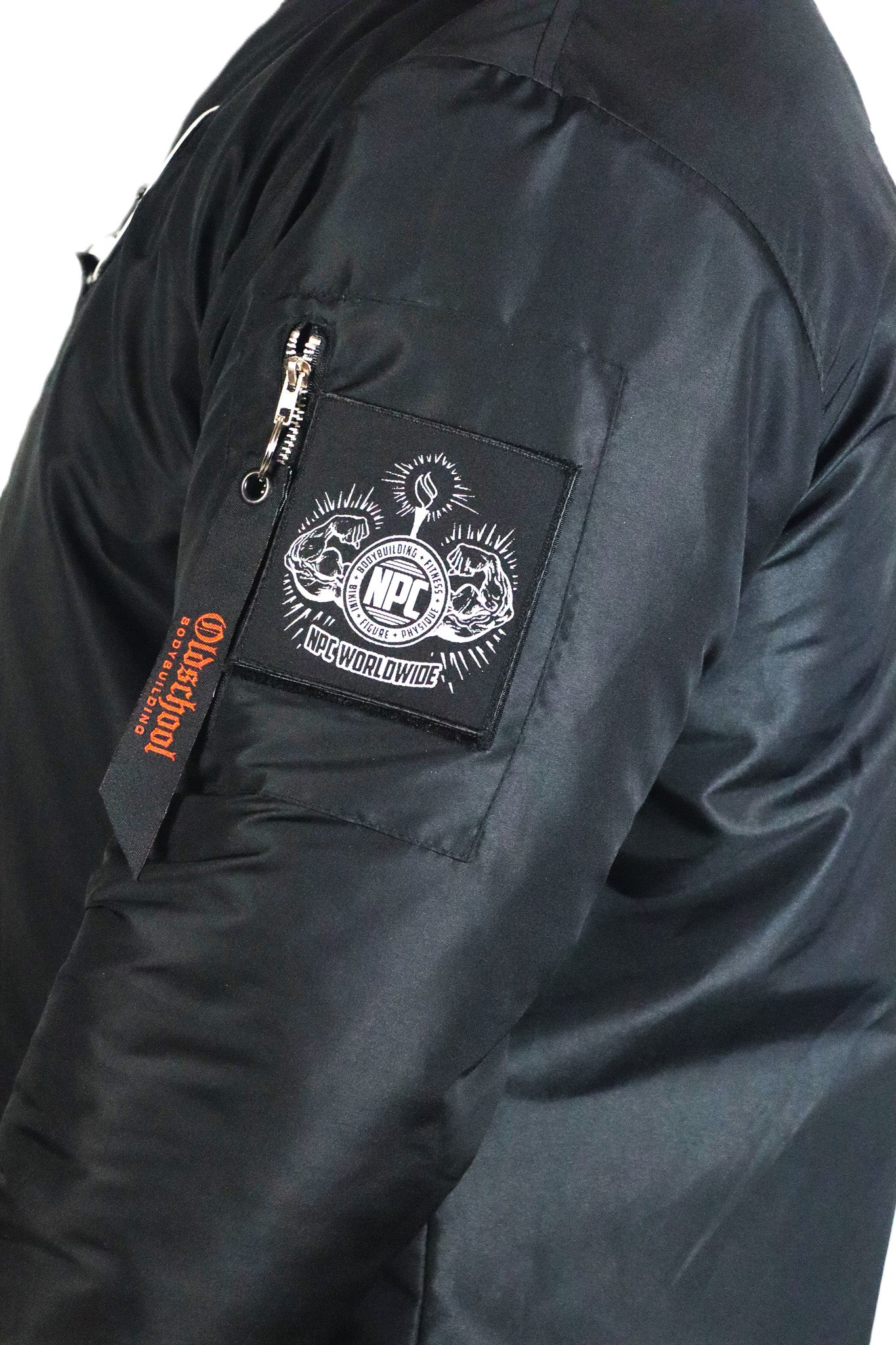 BADGES WINTER JACKET SCHWARZ/ORANGE