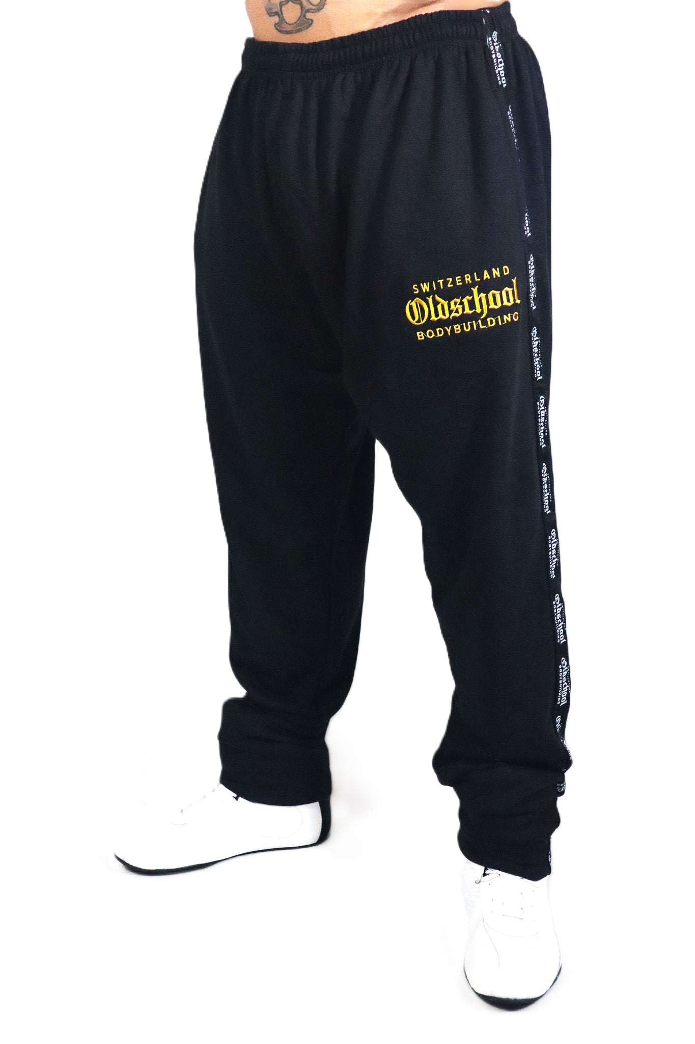 BACK IN THE DAYS PANTS SCHWARZ/GOLD