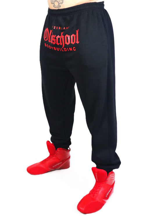 SIGNATURE OLDSCHOOL PANTS SCHWARZ ROT