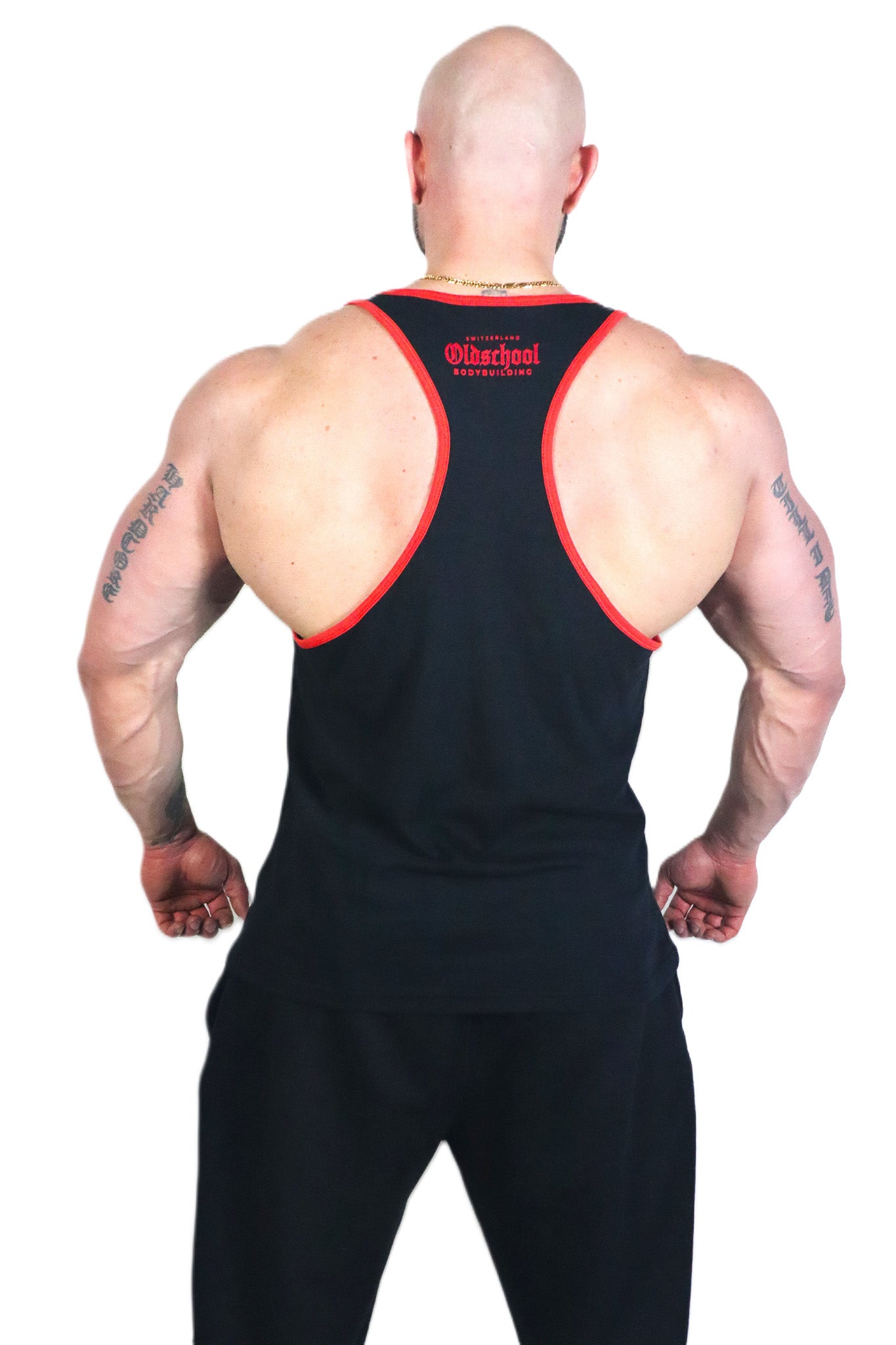 PUNISHER STRINGER TANK SCHWARZ/ROT