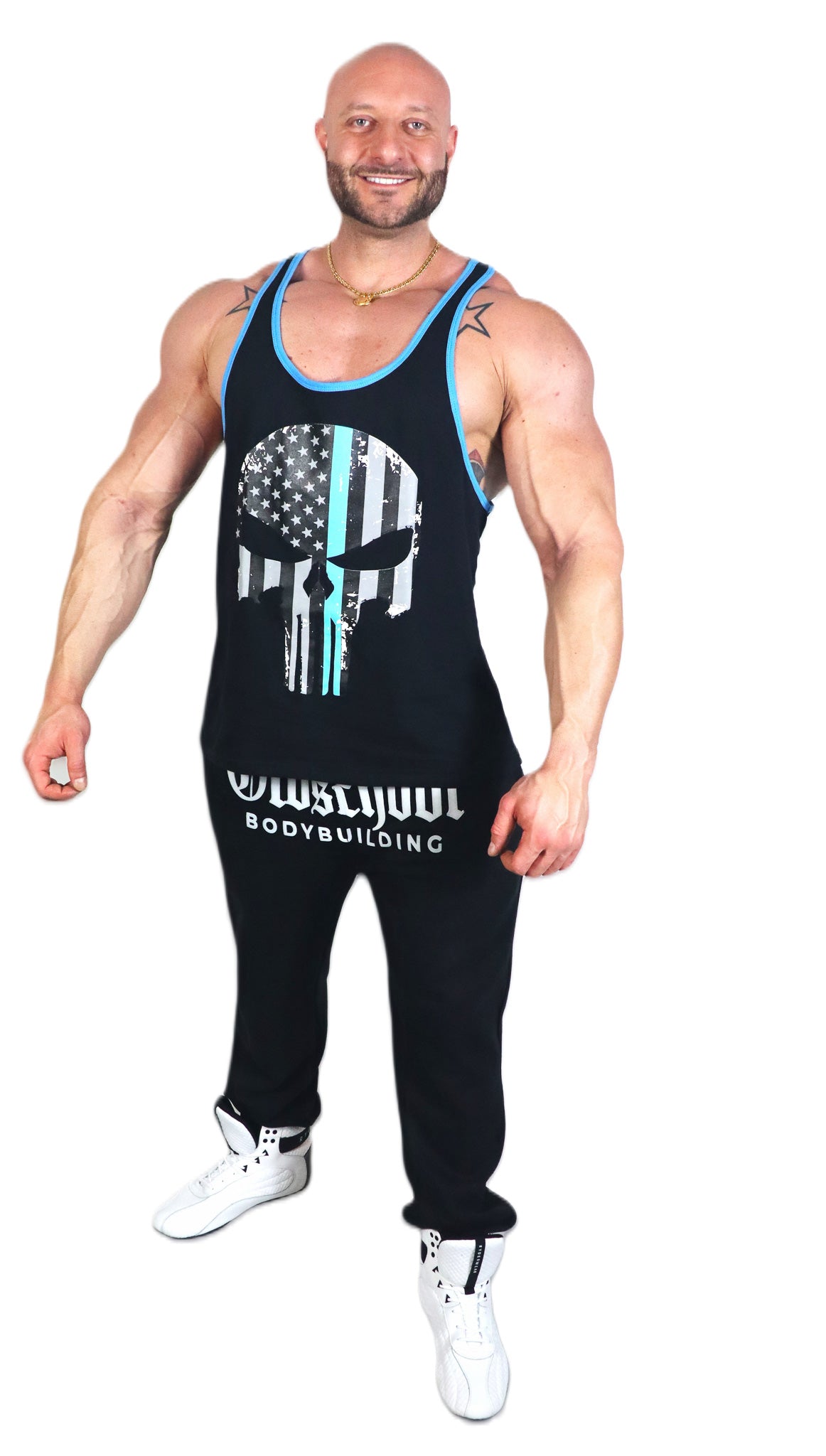 PUNISHER STRINGER TANK SCHWARZ/BLAU