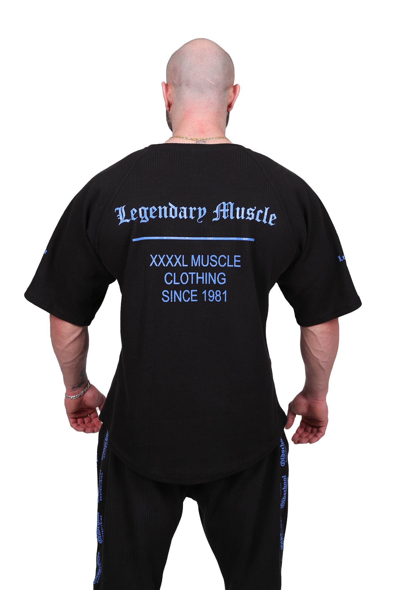 LEGENDARY RIP OVERSIZED SHIRT SCHWARZ/BLAU