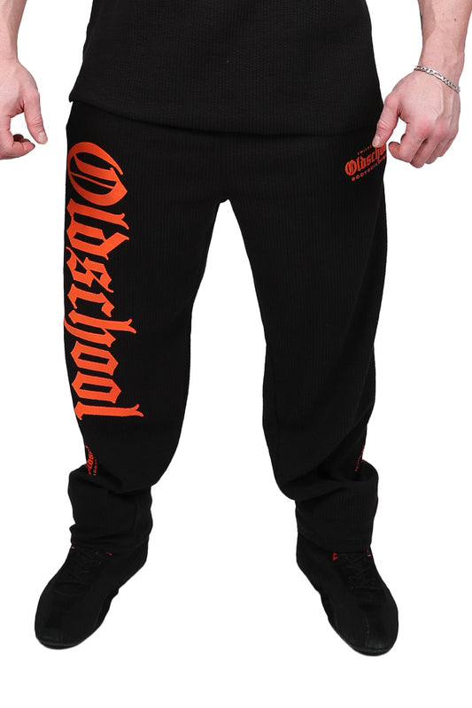 HARDCORE PANTS SCHWARZ/ORANGE