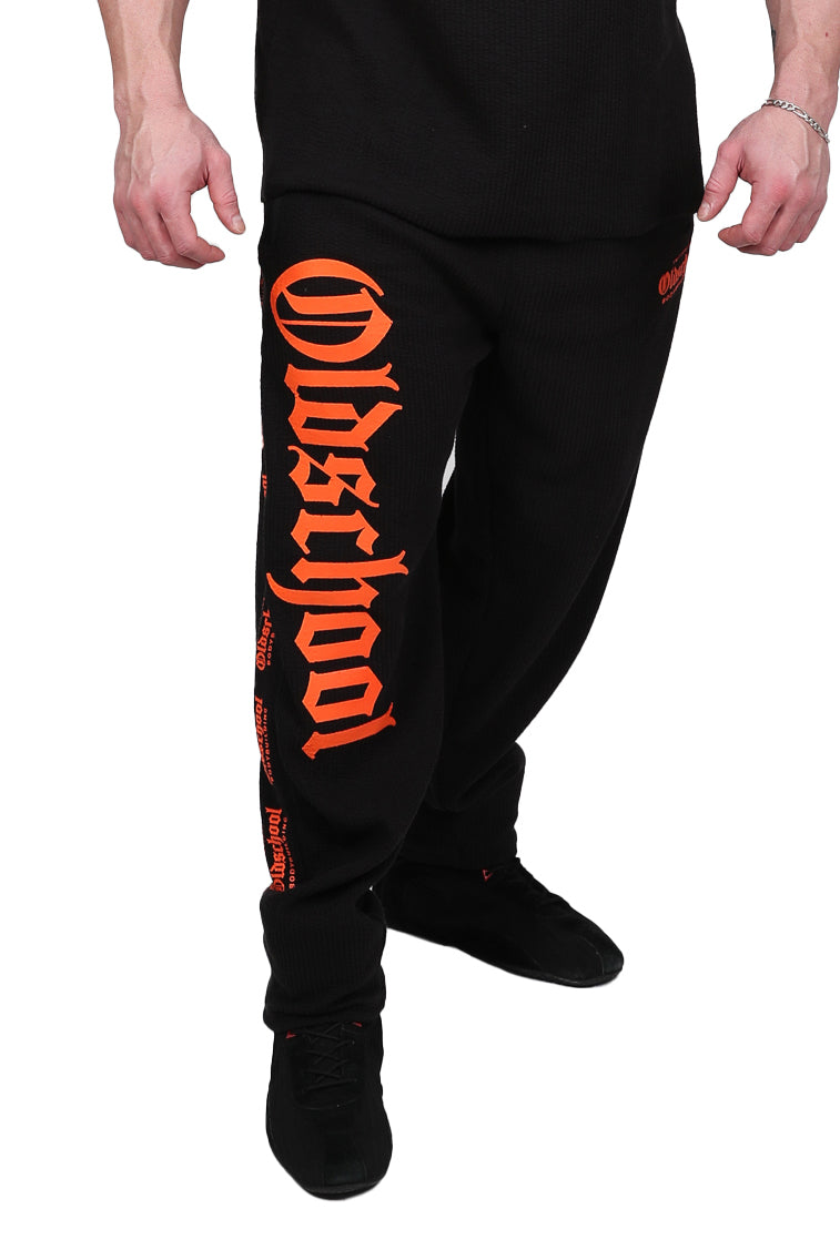 HARDCORE PANTS SCHWARZ/ORANGE