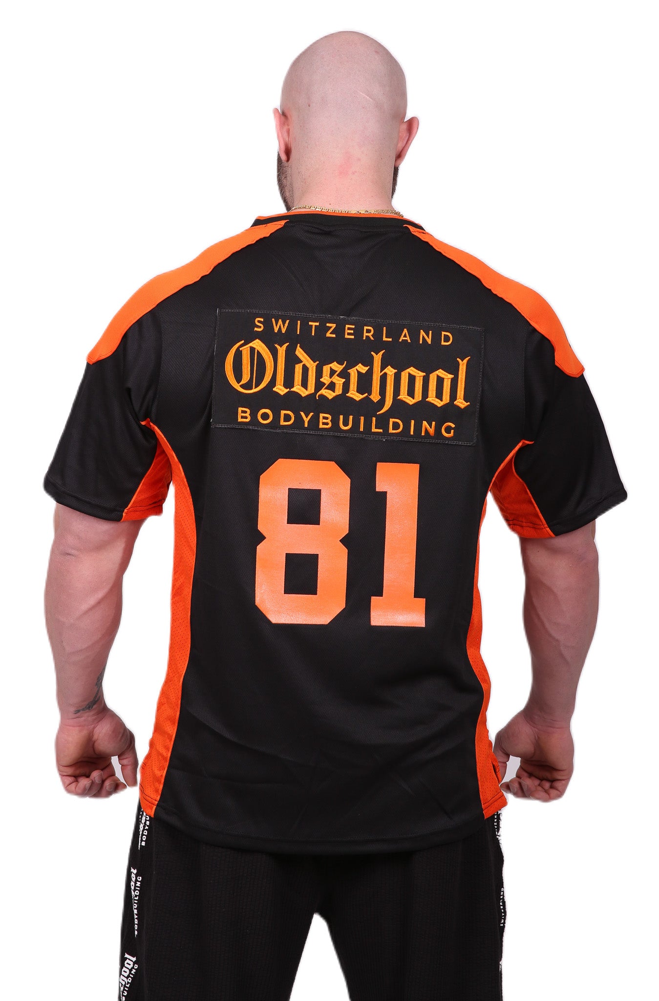 81 FOOTBALL SHIRT SCHWARZ/ORANGE