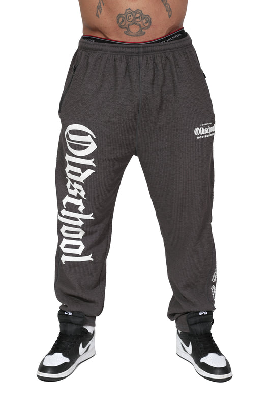 HARDCORE PANTS GRAU/WEISS