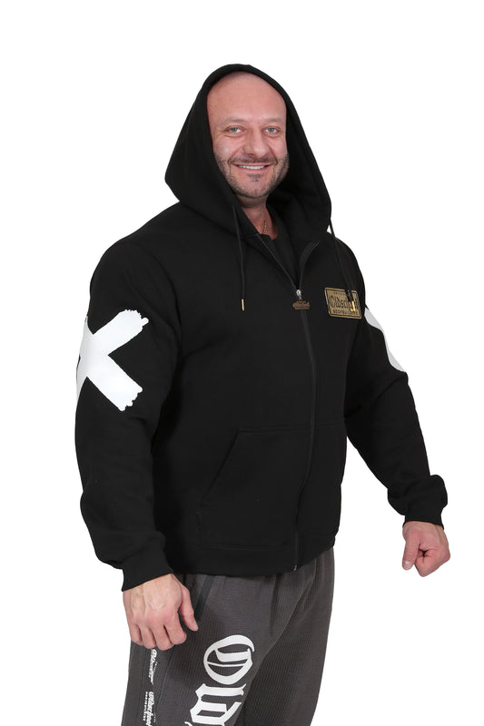 GOLD METAL OVERSIZE HOODIE