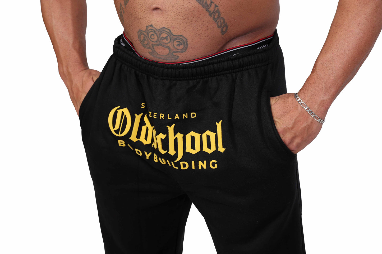 SIGNATURE OLDSCHOOL PANTS SCHWARZ GELB