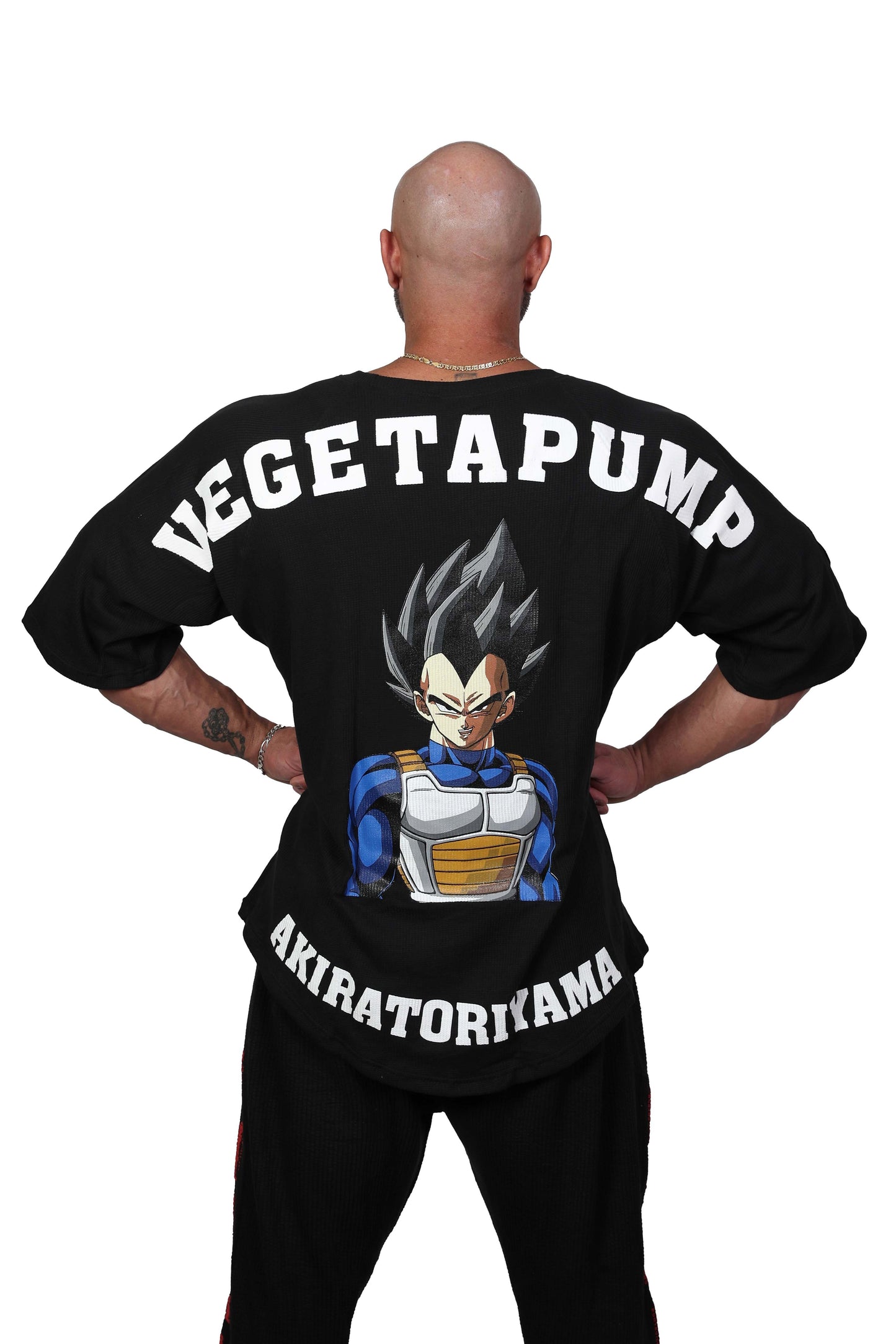 VEGETAPUMP OVERSIZED TEE SCHWARZ/BLAU