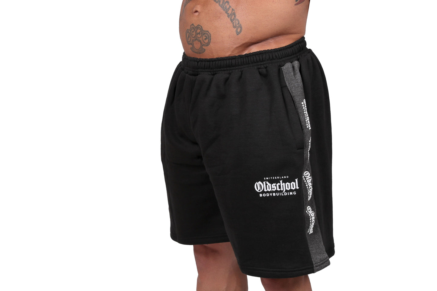 TWO TONE SHORTS SCHWARZ/GRAU