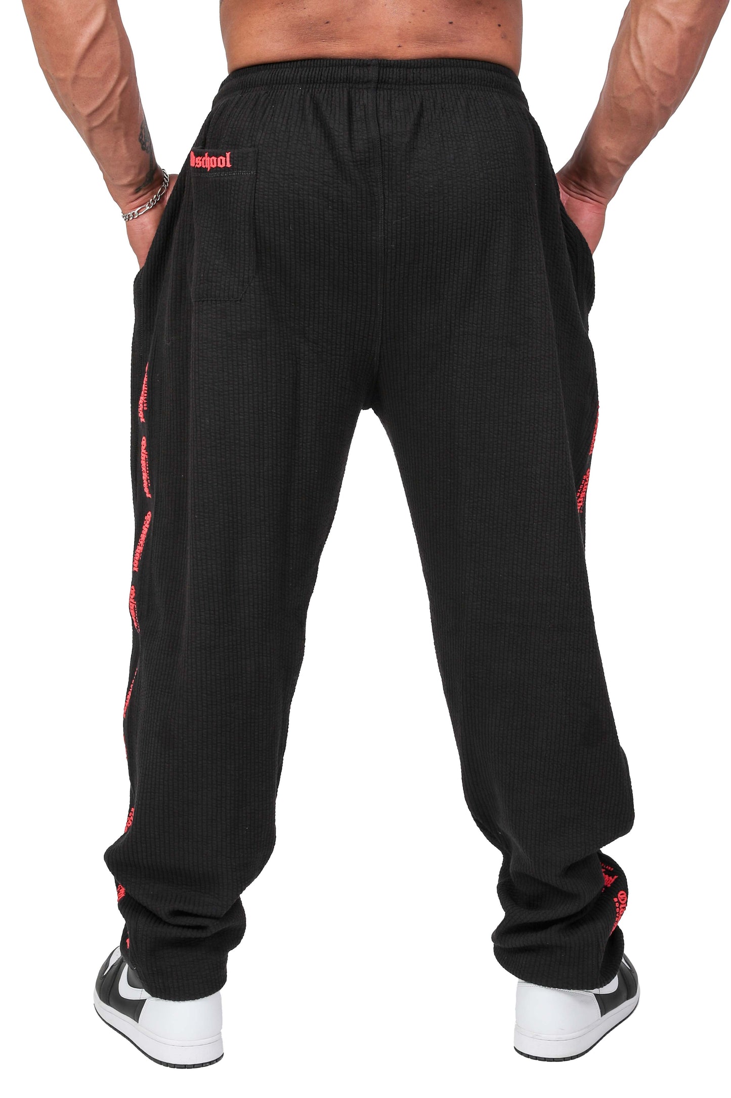 HARDCORE PANTS SCHWARZ/ROT