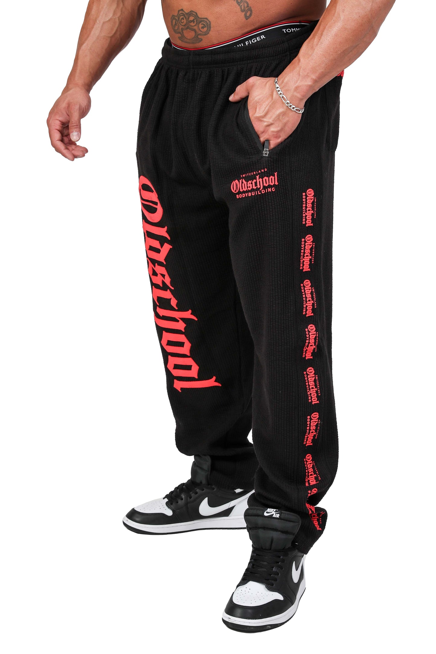 HARDCORE PANTS SCHWARZ/ROT